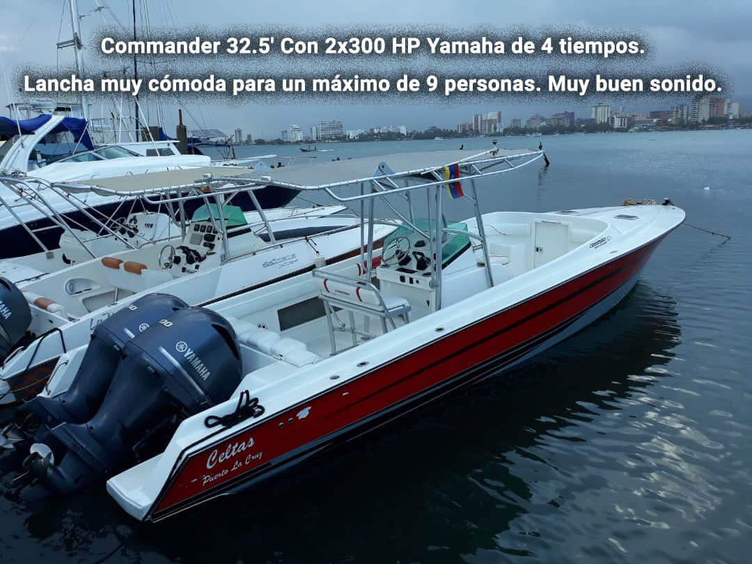 Lancha Depotiva Celtas - Ideal para pesca deportiva en Margarita, Venezuela - Paseos en lanchas